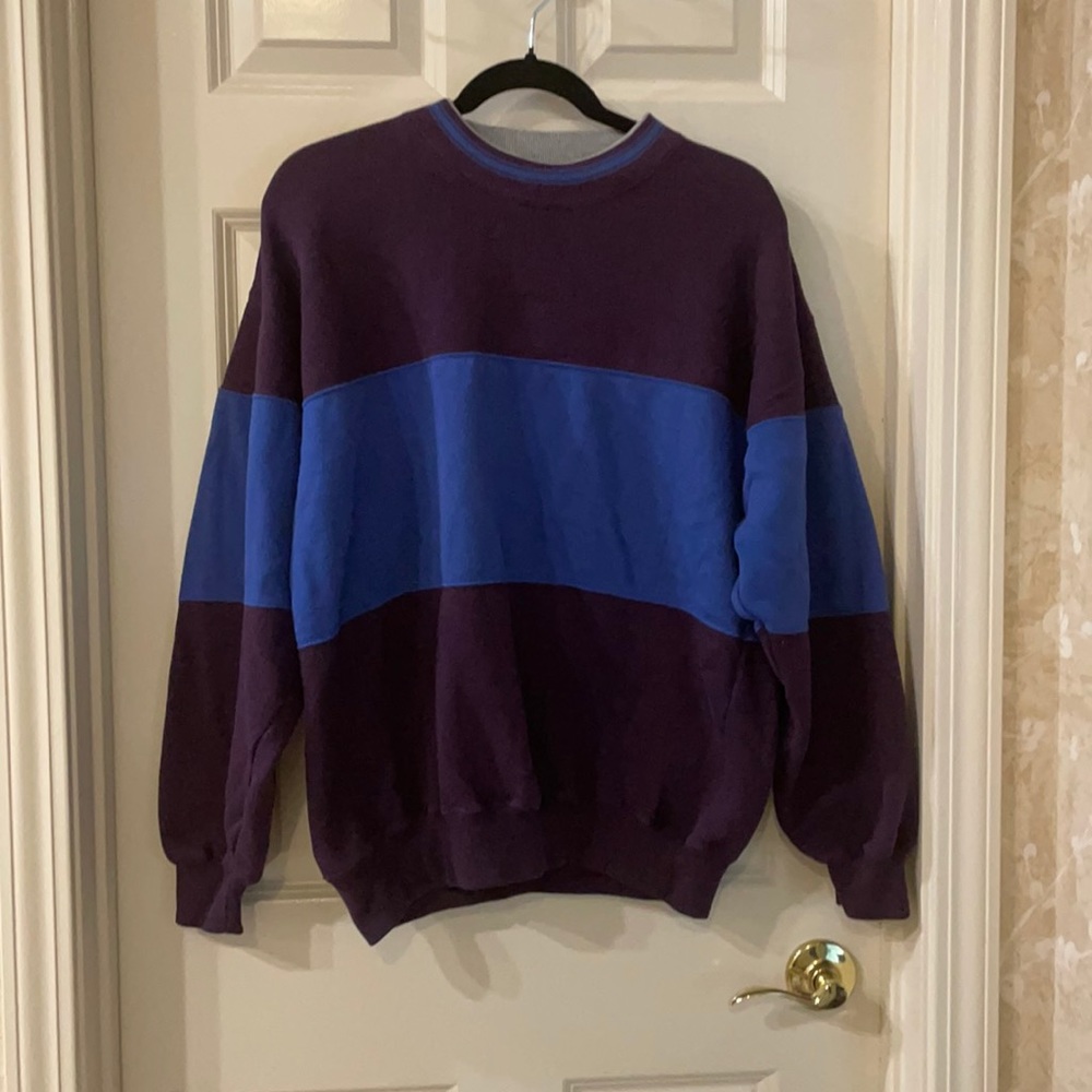 Vintage 90's classic 2 tone sweatshirt size medium